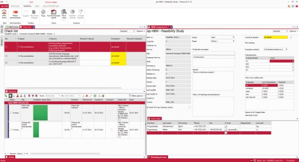 Software screen feasibility study with checklist